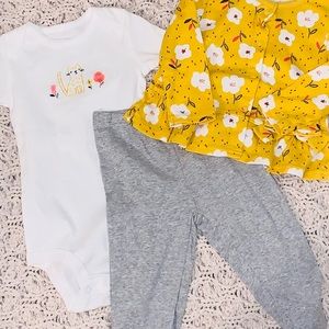 Carter’s Baby Girl 3 Piece Set